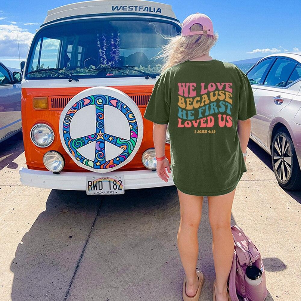 Женская религиозная христианская футболка, модная рубашка веры, винтажная эстетическая христианская христианская футболка со стихами Y2k, топ с коротким рукавом, летняя футболка 3XL армия зеленый