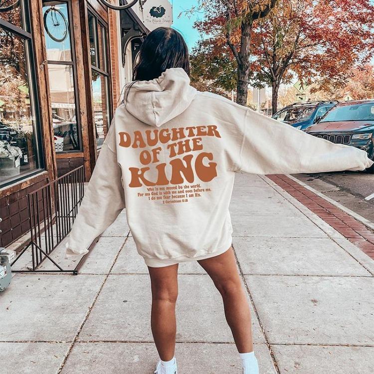 Христианская эстетика Дочь Короля Толстовка 3XL